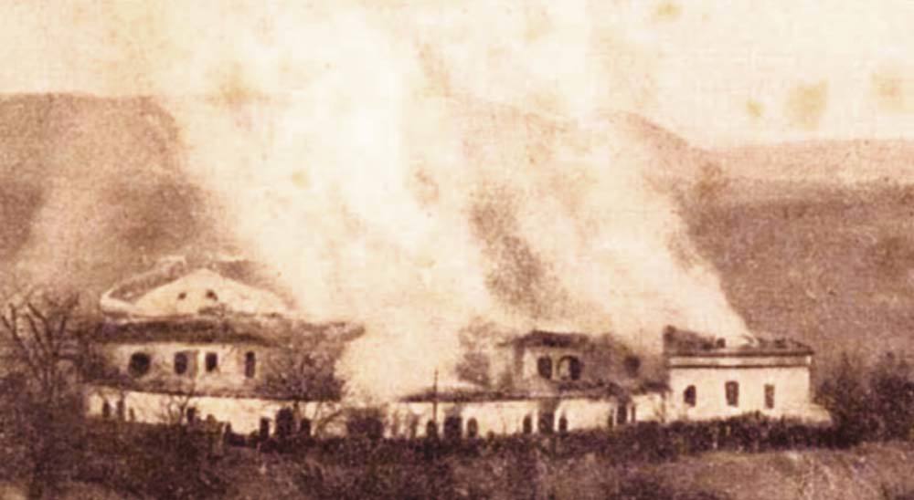 Fin de l'incendie du premier Goetheanum
