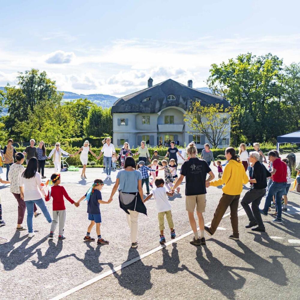 Open day in the garden park